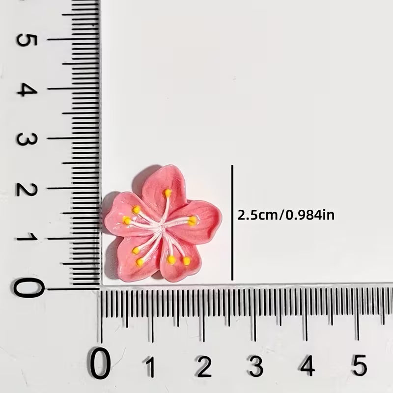 3D Cherry Blossom Car Decor Stickers | Cute Floral Car Accessories for Women